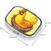 Bird's Nest Golden Chicken Print 2 Compartment Pill Case | Cute Travel Pill Organizer & Purse Pill Box | Perfect Gift for On-the-Go - Buy Online on GoSupps.com