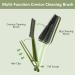 4 in 1 Crevice Cleaning Brush Hard Bristle Crevice Cleaning Brush Multifunctional Gap Cleaning Scrub Brush for Household Kitchen Bathroom 2pcs Green - Buy Online on GoSupps.com