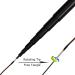 12/13FT Tenkara Rod Kit - Carbon Fiber Telescopic Fly Fishing Combo with Furled Line Flies - Buy Online on GoSupps.com