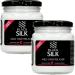 Black Silk Mild Hair Relaxer Black Silk Mild Relaxer Black Silk Hair Relaxer 3 in 1 Black Silk Hair Relaxer Instant Hair Straightening for All Hair (2PCS)