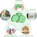Vicloon Baby Suction Plate with Spoon and Fork - Non Slip Silicone Plate for Toddler Self Feeding - Green - Buy Online on GoSupps.com
