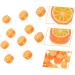 Lurrose 200 Cut Tone Fruits Loose Pearl Orange Disc Clay Beads for Craft & Nail Art - 3D Jewelry Polymer Discs (1x0.5cm) - International Shipping Available - Buy Online on GoSupps.com
