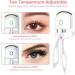Heated Eyelash Curler Rechargeable Electric Eyelash Curler Heated Eyelash Clip for Make Up Professional Lash Curler for All Eye Shapes Ideal Gift for Women Girlfriend (White) - Buy Online on GoSupps.com