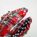 TQUXNGA Knot Christmas Headband Color Matching Pearl Embellished Yoga Sports Christmas Headband for Woman Red and green - Buy Online on GoSupps.com