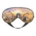 Vintage Wildlife Protection Print Sleep Eye Mask Blindfold with Elastic Strap Headband Soft Eye Cover Eyeshade for Night Sleeping Travel