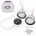 Xjz slope breast massage device breast enlargement massager electrical microstrom breast massage suction therapy breast massage device black D Cup