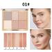 Mysense 6 Colors Contour Highlighter Blush Palette - Silky Smooth Face Blusher & Bronzer Kit - Buy Online on GoSupps.com