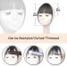 Clip-in Human Hair Bangs | Wig-Air Bangs Hairpieces for Girls & Women - International Shipping Available - Buy Online on GoSupps.com