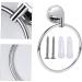 Mikikit Bathroom Towel Ring Towel Hooks Towel Hanger Bathroom Towel Rack Storage Box Individual Wall-Mounted - Buy Online on GoSupps.com