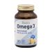 Plameca PLAMECA Omega 3 Lemon Flavor Fish Oil EPA 454 mg & DHA 324 mg Cardiovascular Health Vision Brain Triglycerides and Blood Pressure 60 capsules