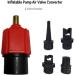 PeSandy Inflatable SUP Pump Adaptor | Multifunction Valve Adapter for Paddle Boards, Boats & Inflatables - Red - Buy Online on GoSupps.com