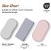 Soarwg Kids Bassinet Sheets | Neutral Sheets for Baby Boys & Girls | Fits Rectangle Round Oval & Hourglass Mattresses - Buy Online on GoSupps.com