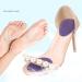 High Heel Cushion Pads - Gel Soft Ball of Foot Inserts | Anti-Slip Metatarsal Inserts for Pain Relief - 5 Pairs - White - Buy Online on GoSupps.com