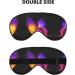 Buy Purple Butterfly Print Unisex Sleep Eye Mask - Soft Comfort Eye Shade for Travel Yoga & Shift Work - Perfect for Gifting - Buy Online on GoSupps.com
