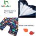 UPF 50+ Baby Girl One Piece Swimwear Suit with Sun Hat | Toddler Swimsuit Set 9-12 Months - Colorful Fish - Buy Online on GoSupps.com