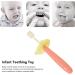 High-Quality Baby Toothbrush - Soft Bristles 360 Cleaning for Infant Teething - Coral Orange - Buy Online on GoSupps.com