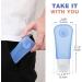 Moko Travel Bottles Set - 4 Silicone Leak-Proof 3.1 oz Refillable Travel Bottles for Shampoo & Toiletries - BPA Free - Buy Online on GoSupps.com