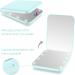 Wobsion Compact Mirror with Light 1x/3x Magnification, Handheld Magnetic Switch Fold Mirror - Small Travel Makeup Mirror for Handbag - Cyan - Buy Online on GoSupps.com