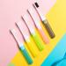 KazUp Rainbow Toothbrush - Portable Folding Soft-Bristle Toothbrush with Creative Sleeve for Home & Travel - Five Colors Available - Buy Online on GoSupps.com