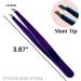 3 RANDOM COLOR Precision Slant Tweezers Women & Men Expert Eyebrow Shaping Face Grooming Hair Removal Ingrown Splinter Slanted Tip Tweezer Stainless Steel 25 Degree Angle - Buy Online on GoSupps.com