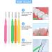 Soft Braces Brush Set - 70 PCS Interdental Brushes & 50 PCS Tooth Picks for Oral Care | Flossing & Disposable Toothpicks | Vibrant Colors | International Shipping Available - Buy Online on GoSupps.com