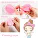 60 Pieces Compressed Face Sponges - Washable Cellulose Makeup Remover - Pink & White - 6 cm - Buy Online on GoSupps.com