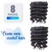 ToyoTree 14 Ocean Wave Crochet Hair - 8 Packs Natural Black Braids, Synthetic Extensions (1B) - Buy Online on GoSupps.com