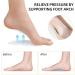 Buy FlyCoco Arch Support Inserts | Silicone Cushions for Flat Feet & Plantar Fasciitis Relief - 6 Pairs Clear | Perfect for High Heels & Flat Shoes - Buy Online on GoSupps.com