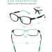 DUCO Blue Light Blocking Glasses for Kids | Gaming & Computer Glasses for Ages 5-12 | Boys & Girls | 8915 Green - Buy Online on GoSupps.com