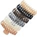 RCXY 6 Colors Large Hair Claw Clips 4.4 Inch Matte Nonslip Big Claw Clips For Women Girls Thin Thick Hair  Light Color  (beige  nude  khaki coffee gray black) Gray Pastel Khaki Coffee