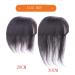 Clip In Crown Topper Real Hair with 3D Bangs for Thinner Hair - Dark Brown 30.5 cm Ideal Hair Accessory for Women - International Shipping Available - Buy Online on GoSupps.com