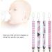 Entatial Baby Pacifier Clip - Washable 4 Pack Pacifier Leash for Easy Attachment | Safe & Durable for Outdoor Use - Buy Online on GoSupps.com