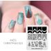 Alexnailart Christmas Halloween Nail Stamping Plate (CHRISTMAS 023) - Manicure Templates for Festive Nail Art Designs - Buy Online on GoSupps.com