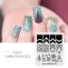 Shop Kads Christmas Nail Art Stamping Plates - Snowflakes Santa Socks & Tree Designs for DIY Decoration (CH023) - Buy Online on GoSupps.com