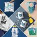 FANGZHIDI Infusible Transfer Ink Sheets 12 pcs Blue Solid Color Bundle - Pre-Printed Sublimation Paper for T-Shirt and Mug - Buy Online on GoSupps.com