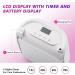 Professional Cordless UV LED Nail Lamp - 126W Quick Drying & 4 Timer Settings | Rechargeable Nail Dryer (White) - Shop Internationally - Buy Online on GoSupps.com