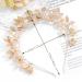 Formery Halo Crown Headband Handmade Leaf Goddess Headpiece - Gold | Wedding, Party, Prom Bridal Hair Accessory for Women and Girls - Buy Online on GoSupps.com