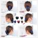 tuwiwol Snood Hairnet Lightweight And Portable Cloth Snood Net Barrette Mesh Clip Women Hair Bun Cover Net Black - Buy Online on GoSupps.com