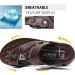 Men's Leather Flip Flops for Plantar Fasciitis | Lightweight Bunion Splints & Vintage Orthopedic Sandals - Size 9.5 Black - Buy Online on GoSupps.com