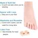 Toe Spreader & Bale Toe Corrector - Soft Gel Overlapping Toe Relief (2 Pieces) - Comfortable Pinky Toe Solution - Buy Online on GoSupps.com