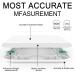 MPBEKING Bluetooth Digital Bathroom Scale - High Accuracy, Easy-to-Read Backlit Display, Round Corner Design - 400 lb Capacity - White - Buy Online on GoSupps.com