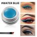 Erinde Gel Eyeliner - Waterproof & Long Lasting Cream Gel, High-Intensity Pigments - Smudge-Proof Eye Makeup in Water Blue - Includes 2 Eyeliner Brushes - Buy Online on GoSupps.com