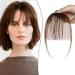 SEGO Pony Hairpiece Real Hair Fringe Clip On In Front Hair One Piece Extension 100% Remy Human Hair Straight