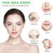 Acwoo Cold Wax Strips 47 PCs Skin-Friendly & Tear-Resistant Hair Removal for Face Legs and Sensitive Areas - Buy Online on GoSupps.com