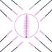 50 Pieces Disposable Eyelash Brushes Mascara Wands Eyelash Eyebrow Applicator Cosmetic Makeup Brush Tool Kits (Black/Pink) Black-Pink - Buy Online on GoSupps.com