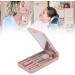 Travel Makeup Brush Set Rotatable LED Light Mirror Makeup Brushes Foundation Powder Blending Concealer Eye Shadows Blush Makeup Brush Kit for Home Dormitory Travel - Buy Online on GoSupps.com