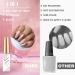 Rechoo Gel Liner Nail Art Set - Pink & Glitter Gel Polish for French Manicure, Drawing, and Painting - Soak Off Formula - Ideal for DIY Home Nail Salon - 2pcs - Buy Online on GoSupps.com