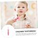 Combined Children's Toothbrush Suit - Bite Toothbrush & Oral Care Accessories for Toddlers - 1 Pack Pink - Buy Online on GoSupps.com