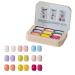Solid Gel Polish 9 Colors Solid Cream Gel Polish Palette Highly Gloss Multi-Color for Nail Art Design Home DIY Manicure Salon