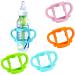 4Pcs Bottle Handles for Dr Brown Narrow Baby Bottles  Baby Bottle Holder with Easy Grip Handles to Hold Their Own Bottle - BPA-Free Soft Silicone